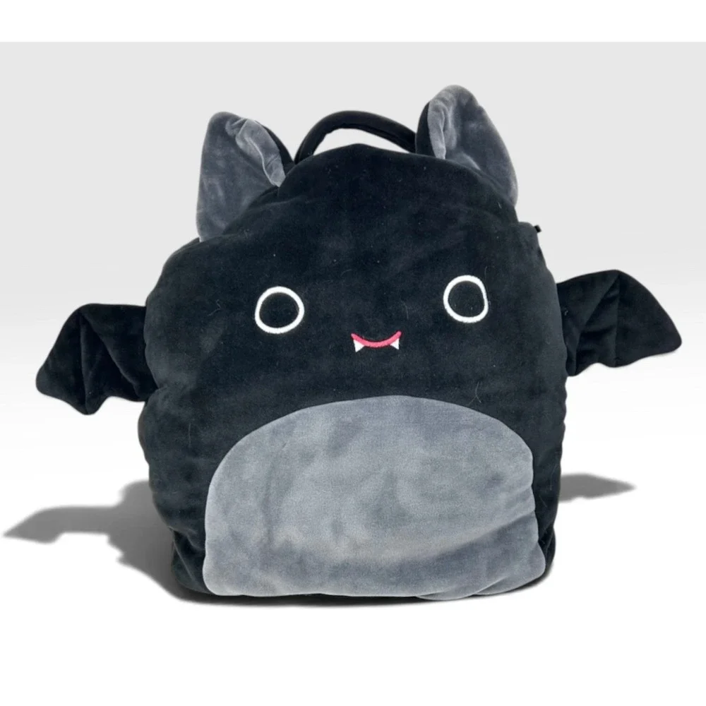 HALLOWEEN Squishmallows TRICK or TREAT Pail Emily the Bat Black 13